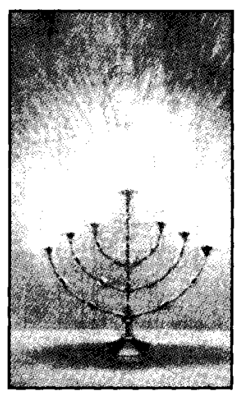 The golden lampstand