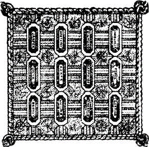 Traditional setting: the breastplate showing the different precious stones.