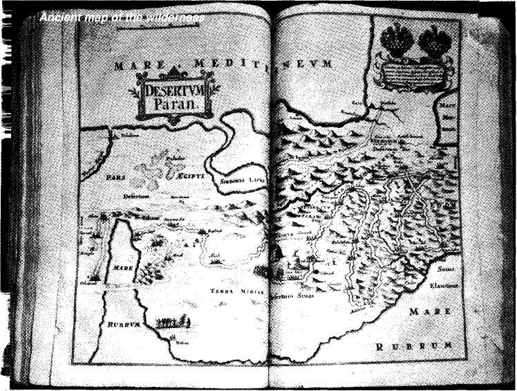 Ancient map of the wilderness