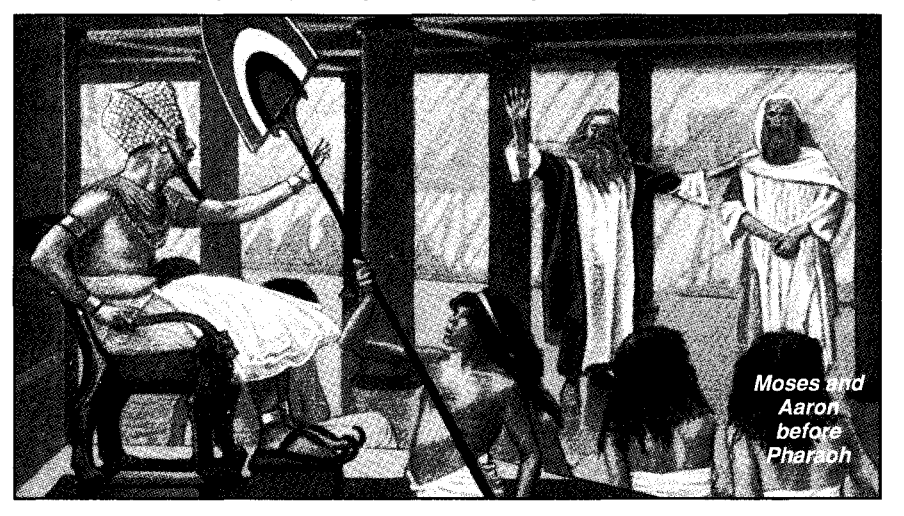 Moses and Aaron before Pharaoh